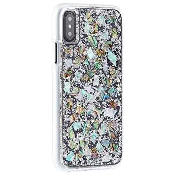 Case-Mate iPhone X Case - KARAT - Real Mother of Pearl - Slim Protective Design - Apple iPhone 10 - Mother of Pearl