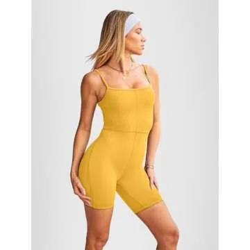 AUTOMET Women's Stylish Summer Jumpsuit Bodysuit
