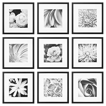Gallery Perfect 9-Piece Photo Frame Set - Black