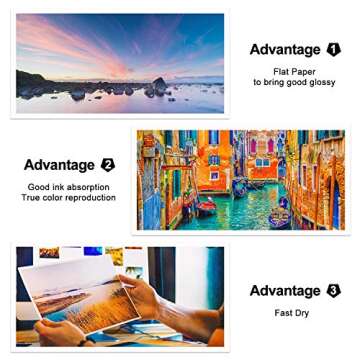 Koala Heavyweight Photo Paper High Glossy 13X19 Inches for Inkjet Printing 50 Sheets 61LB