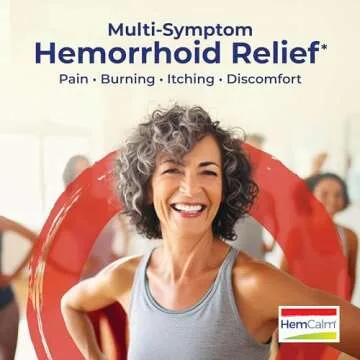 Boiron HemCalm Suppositories – Natural Hemorrhoid Relief for Pain, Itching, Discomfort