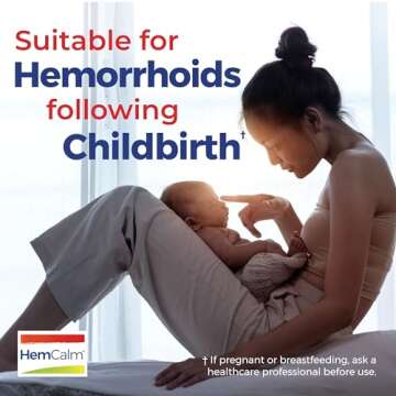 Boiron HemCalm Suppositories for Hemorrhoid Relief - 10 Count