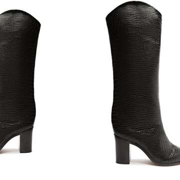 SCHUTZ Women's Maryana Block Boots in Black - Stylish & Comfortable