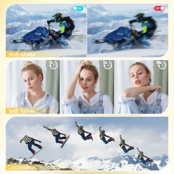 Compact 48MP UHD 4K Vlogging Camera for Beginners