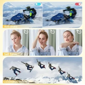 Compact 48MP UHD 4K Vlogging Camera for Beginners