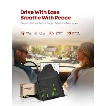 YHTAUTO Automotive Floor Mats Compatible with 2009-2018 Ram 1500/2500/3500 Crew Cab, 2019-2022 Ram 1500 Classic Crew Cab, All Weather Car Mats Custom Fit TPE Liners Front & Back Seat