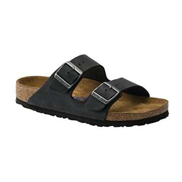 Birkenstock 75248139 Arizona SFB Black Oil LTR 39