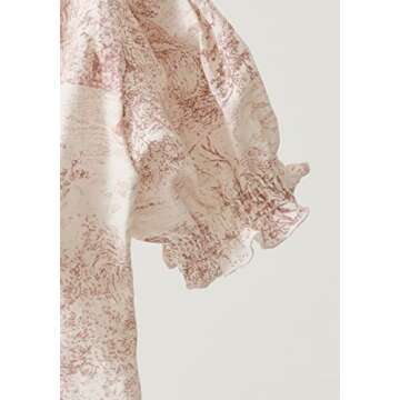 NOTHING FITS BUT Baby’s Classic Linen Cotton Dress, Hana Onesie, Infant’s Casual Frock, Baby Pink, 12-24M