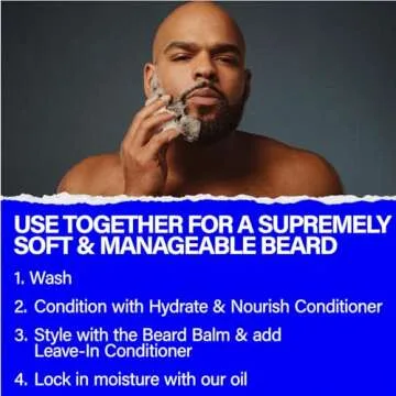 Scotch Porter Superior Beard Collection – Cleanse, Moisturize, Soothe & Style while Encouraging Growth for a Fuller/Healthier-Looking Beard – Includes Wash, 2 Conditioners, Oil & Balm