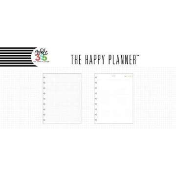Happy Planner Note and Graph Paper - 20 Lined & Graph Sheets