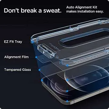 Spigen Tempered Glass Screen Protector for iPhone 12/Pro