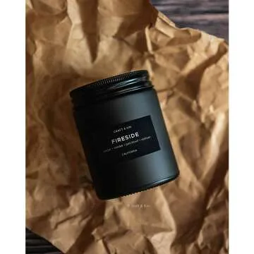 Fireside Scented Candles for Men | Aromatherapy