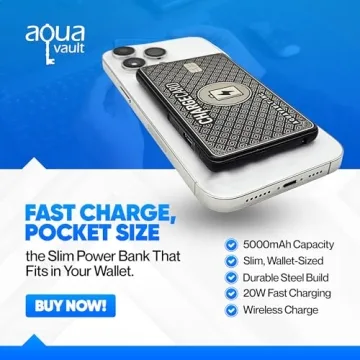 Ultra Thin Wireless Magnetic Charger 5000mAh 20W Fast Charge