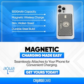 Ultra Thin Wireless Magnetic Charger 5000mAh 20W Fast Charge