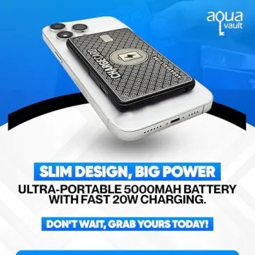 Ultra Thin Wireless Magnetic Charger 5000mAh 20W Fast Charge