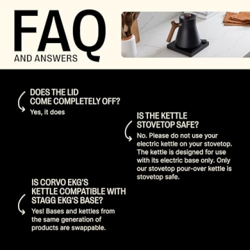 Fellow Corvo EKG Electric Kettle for Precise Brewing