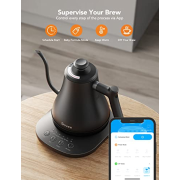 Govee Smart Electric Gooseneck Kettle 0.8L 1200W