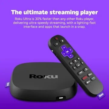 Roku Ultra 2024 - 4K Streaming Device with Dolby Vision