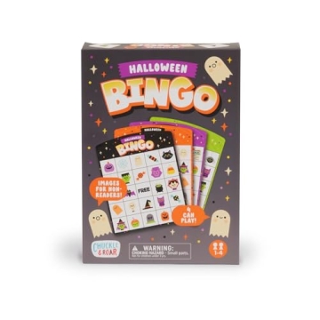 Chuckle & Roar - Halloween Bingo - Family Game Night Fun - Spooky Themed Classic Game - Great for Pr...