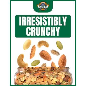 Southern Style Nuts Gourmet Hunter Mix, 23 Ounces, Sesame Sticks, Peanuts, Sunflower Kernels, Almonds, Cashews, and Pepitas