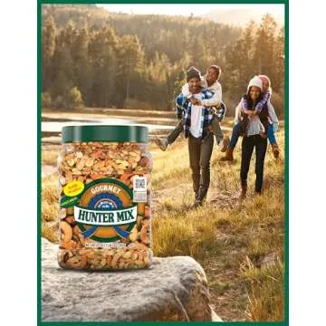 Southern Style Nuts Gourmet Hunter Mix, 23 Ounces, Sesame Sticks, Peanuts, Sunflower Kernels, Almonds, Cashews, and Pepitas