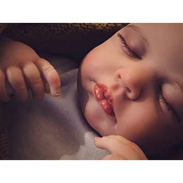 Pinky Reborn Baby Dolls 20 Inch Realistic Newborn Baby Dolls Soft Silicone Baby Doll with Clothes and Toy Accessories