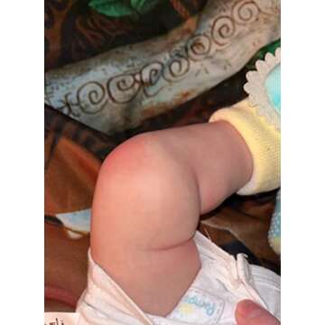 Pinky Reborn Baby Dolls 20 Inch Realistic Newborn Baby Dolls Soft Silicone Baby Doll with Clothes and Toy Accessories