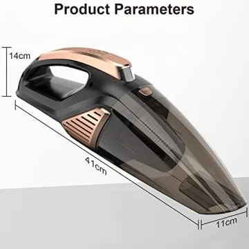 Banaton Car Vacuum Cleaner - 106W Power & LED Light