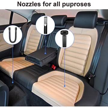 Banaton Car Vacuum Cleaner - 106W Power & LED Light