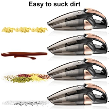 Banaton Car Vacuum Cleaner - 106W Power & LED Light