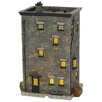 Harry Potter Village Ollivanders Wand Shop Lit Building 7.88"