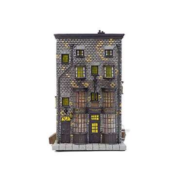 Harry Potter Village Ollivanders Wand Shop Lit Building 7.88"