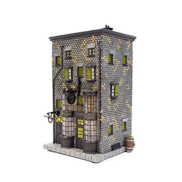 Harry Potter Village Ollivanders Wand Shop Lit Building 7.88"
