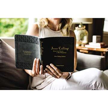 Jesus Calling Note-Taking Edition, Leathersoft, Black, with Full Scriptures: Enjoying Peace in His Presence (A 365-Day Devotional and Prayer Journal)