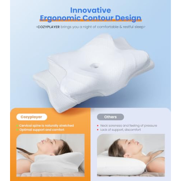 Ultra Pain Relief Cooling Pillow for Neck Support