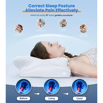 Ultra Pain Relief Cooling Pillow for Neck Support