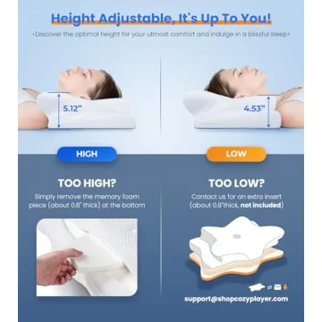Ultra Pain Relief Cooling Pillow for Neck Support