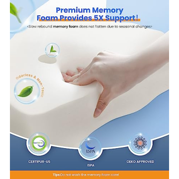 Ultra Pain Relief Cooling Pillow for Neck Support