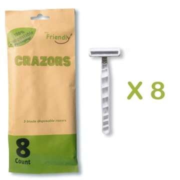 Eco-Friendly Hair Removal Crazors for Smooth Grooming