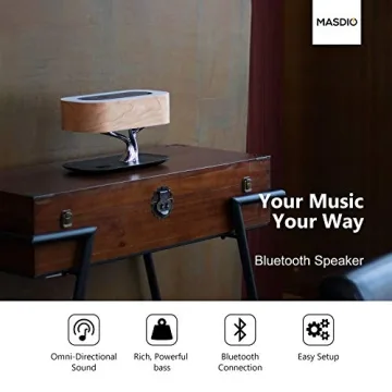 AMPULLA Masdio Bedside Lamp with Bluetooth Speaker