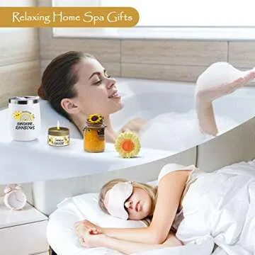 Sunflower Gift Basket - Uplifting Care Package for Women