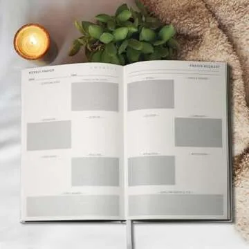 Prayer Journal for Woman, Christian Planner, Bible Journal with Verse, 60 Weeks Scripture, Faith & Devotional Journal, Bible Study Notebooks for Note Taking, Christian Gifts (green leaves)