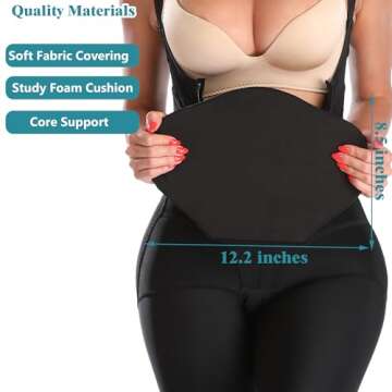 PAZ WEAN Ab Boards and Foams Set Post Surgery Liposuction Bbl Lipo Foam boards for Lipo Recovery Ab ...