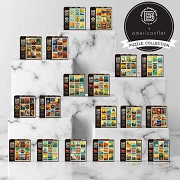 Americanflat 500 Piece Australia Art Puzzle for All Ages