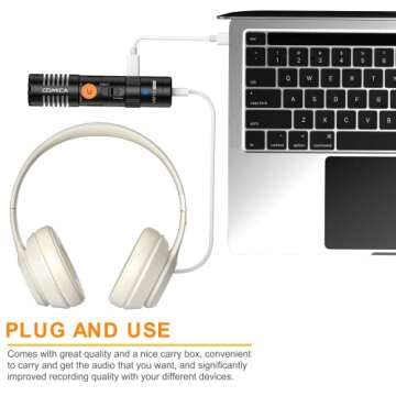 COMICA VM10 PRO Universal Video Microphone - Adjustable Gain, USB C Digital Output, Monitoring - Shotgun Mic for Camera, Smartphone, Tablet, PC - Ideal for Vlogging, Live Streaming, and Recording