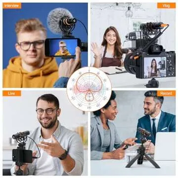 COMICA VM10 PRO Microphone for Smartphones and Cameras