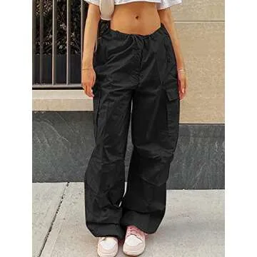 LQI Y2K Baggy Cargo Pants for Women - Stylish & Comfortable