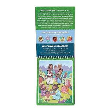 KangaToys Water Reveal Coloring Scripture Book for Kids