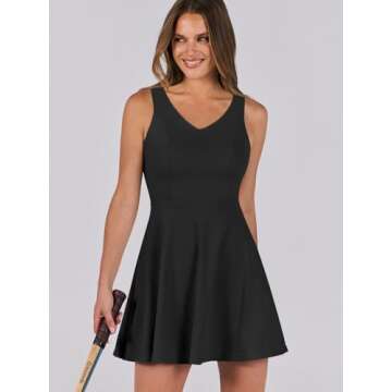 Shop Caracilia Women Tennis Active Sporty Tank Dress
