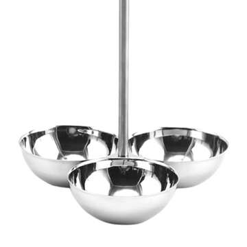 DimyFew Snack Stand with Bowls Snack Serving Bowl Candy Appetizer Nuts Buffet Condiment Server 3 Compartment Condiment Serving Bowl, A